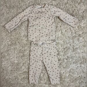 H&M Ribbed Floral Set